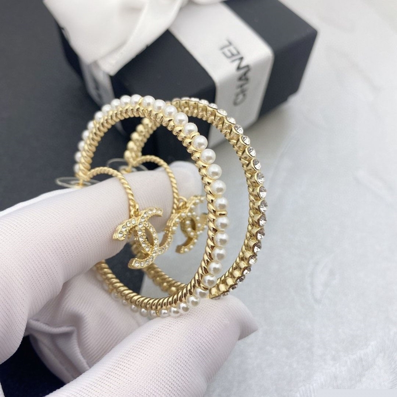 Ch*el earrings